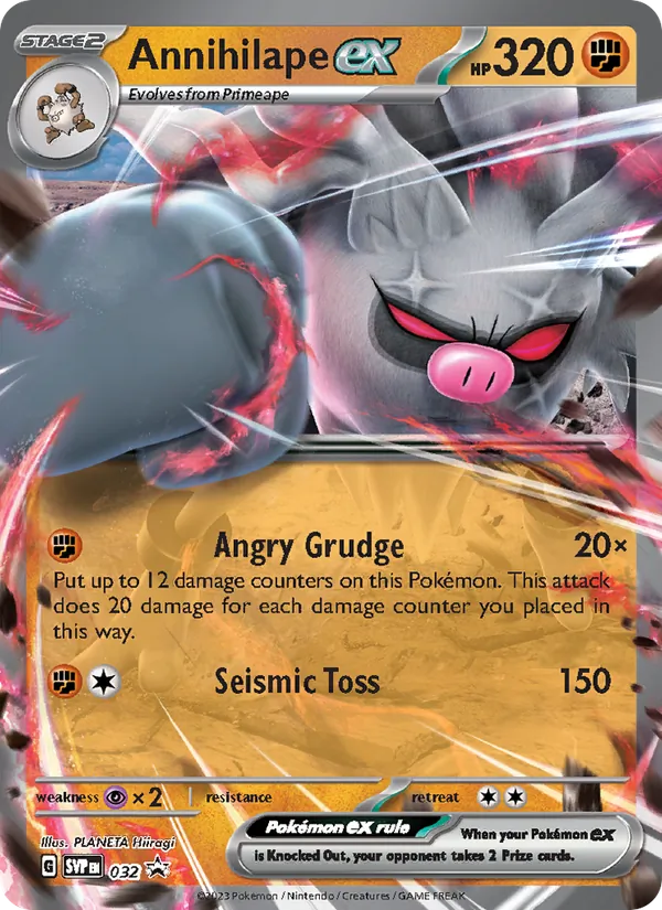 Annihilape ex — SVP Black Star Promos #032 (Pokémon TCG card)