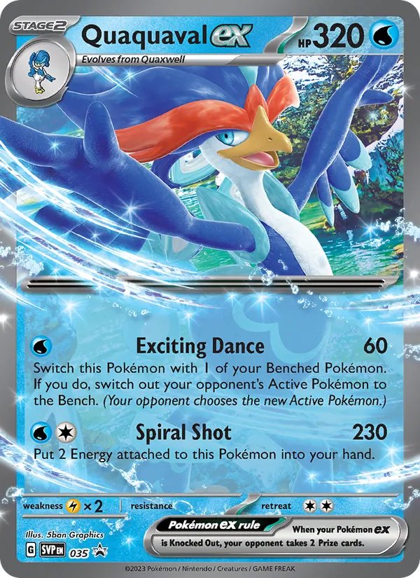 Quaquaval ex — SVP Black Star Promos #035 (Pokémon TCG card)