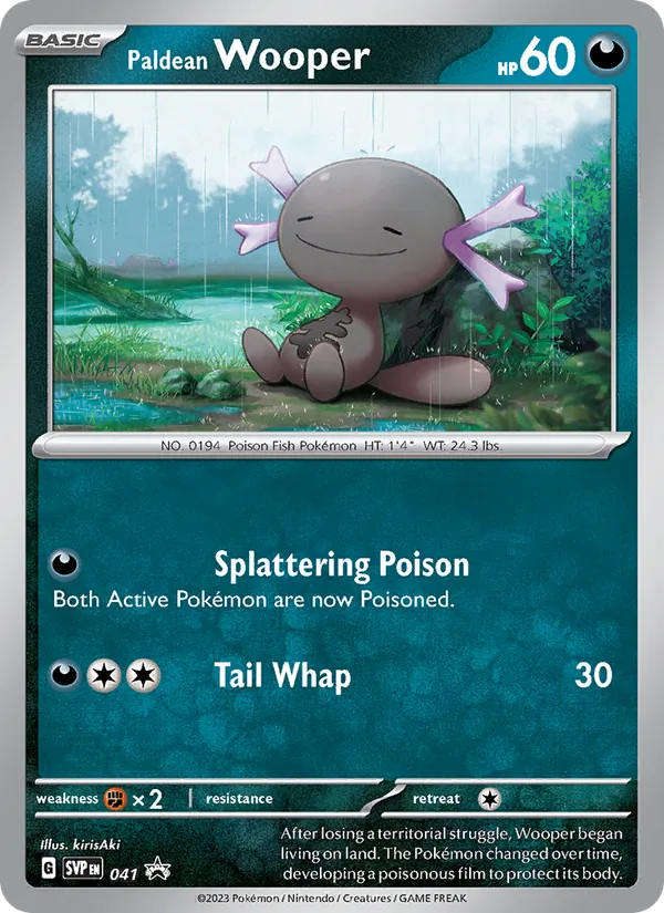Paldean Wooper — SVP Black Star Promos #041 (Pokémon TCG card)