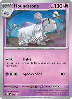 Houndstone (SVP Black Star Promos #042)