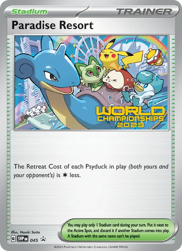 Paradise Resort — SVP Black Star Promos #045 (Pokémon TCG card)