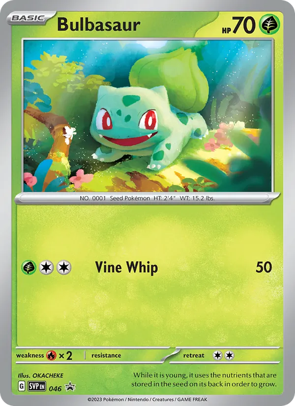 Bulbasaur — SVP Black Star Promos #046 (Pokémon TCG card)