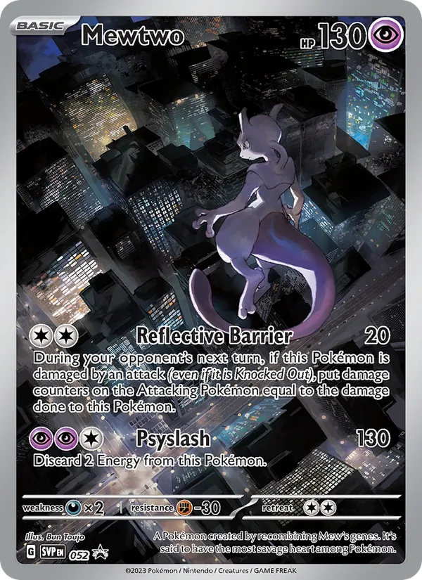 Mewtwo — SVP Black Star Promos #052 (Pokémon TCG card)
