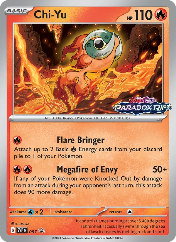Chi-Yu — SVP Black Star Promos #057 (Pokémon TCG card)