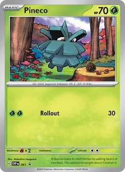 Pineco (SVP Black Star Promos #061)
