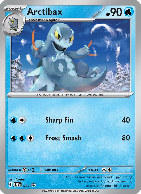 Arctibax — SVP Black Star Promos #064 (Pokémon TCG card)