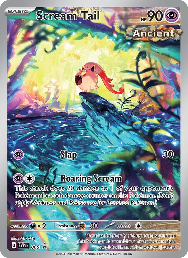 Scream Tail — SVP Black Star Promos #065 (Pokémon TCG card)