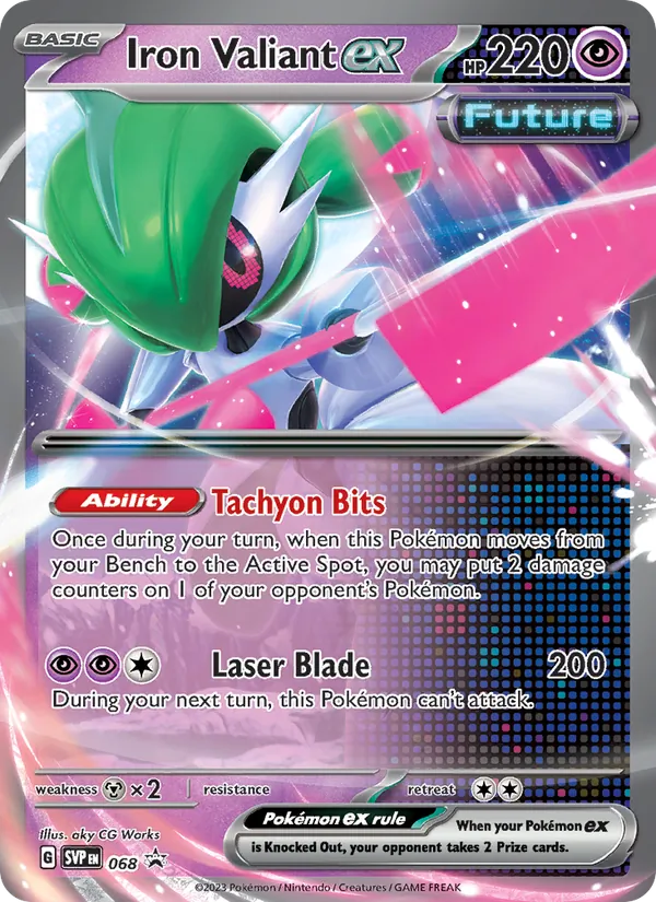 Iron Valiant ex — SVP Black Star Promos #068 (Pokémon TCG card)