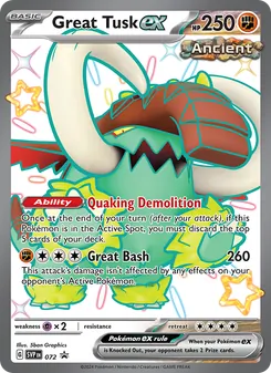 Great Tusk ex (SVP Black Star Promos #072)