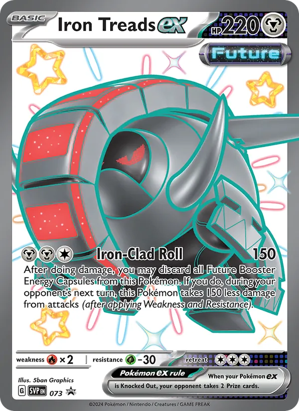 Iron Treads ex — SVP Black Star Promos #073 (Pokémon TCG card)