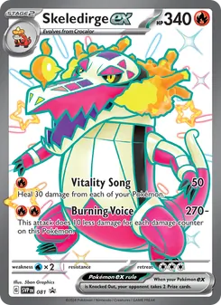 Skeledirge ex (SVP Black Star Promos #081)