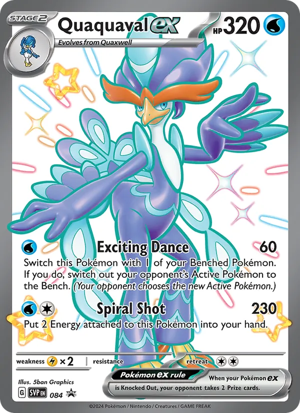 Quaquaval ex — SVP Black Star Promos #084 (Pokémon TCG card)