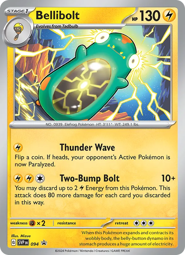 Bellibolt — SVP Black Star Promos #094 (Pokémon TCG card)