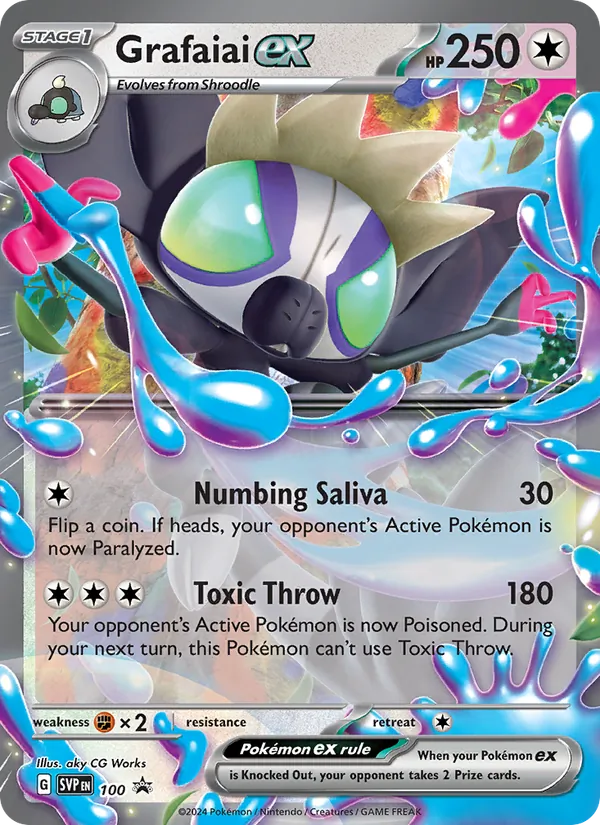 Grafaiai ex — SVP Black Star Promos #100 (Pokémon TCG card)