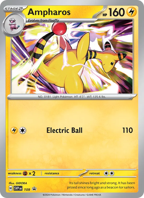 Ampharos — SVP Black Star Promos #109 (Pokémon TCG card)