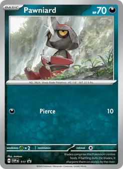 Pawniard (SVP Black Star Promos #111)