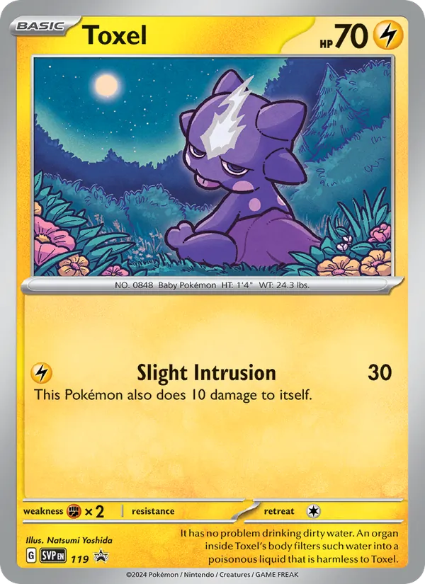 Toxel — SVP Black Star Promos #119 (Pokémon TCG card)