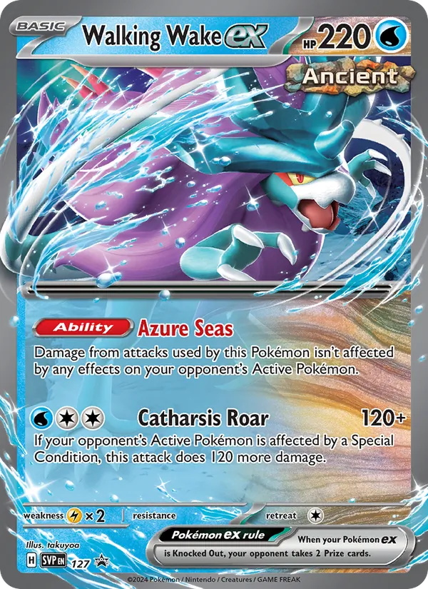 Walking Wake ex — SVP Black Star Promos #127 (Pokémon TCG card)