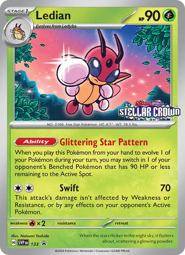 Ledian — SVP Black Star Promos #133 (Pokémon TCG card)