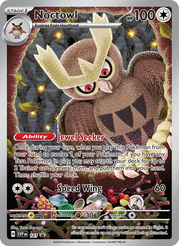Noctowl — SVP Black Star Promos #141 (Pokémon TCG card)