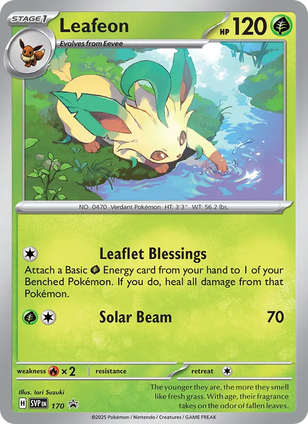 Leafeon — SVP Black Star Promos #170 (Pokémon TCG card)