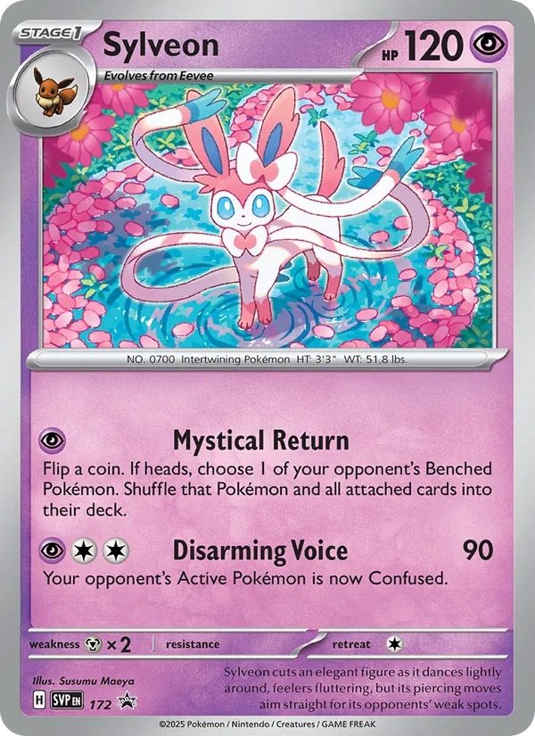 Sylveon — SVP Black Star Promos #172 (Pokémon TCG card)