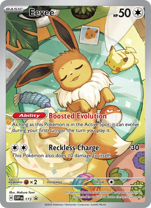 Eevee — SVP Black Star Promos #173 (Pokémon TCG card)