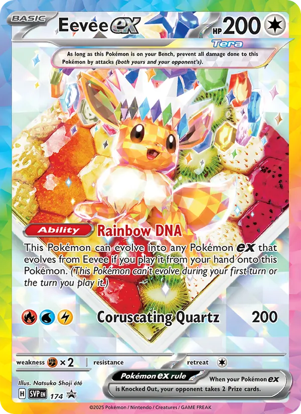 Eevee ex — SVP Black Star Promos #174 (Pokémon TCG card)