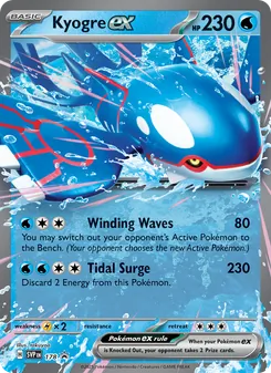Kyogre ex (SVP Black Star Promos #178)