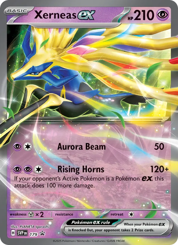 Xerneas ex — SVP Black Star Promos #179 (Pokémon TCG card)