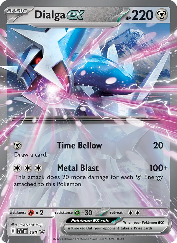 Dialga ex — SVP Black Star Promos #180 (Pokémon TCG card)