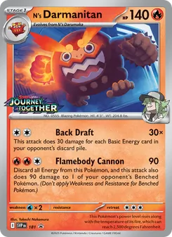N's Darmanitan (SVP Black Star Promos #181)