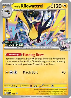 Iono's Kilowattrel (SVP Black Star Promos #182)