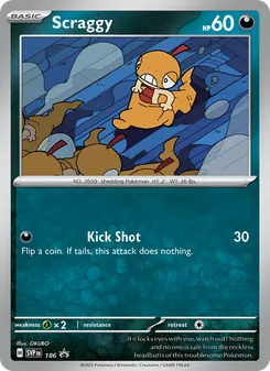Scraggy (SVP Black Star Promos #186)