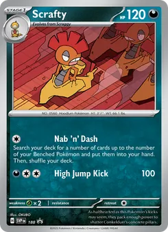 Scrafty (SVP Black Star Promos #188)