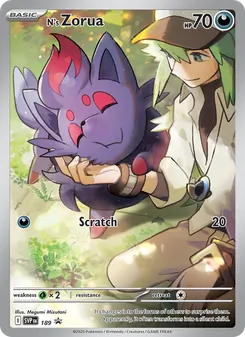 N's Zorua (SVP Black Star Promos #189)