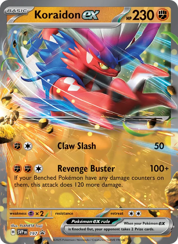 Koraidon ex — SVP Black Star Promos #197 (Pokémon TCG card)