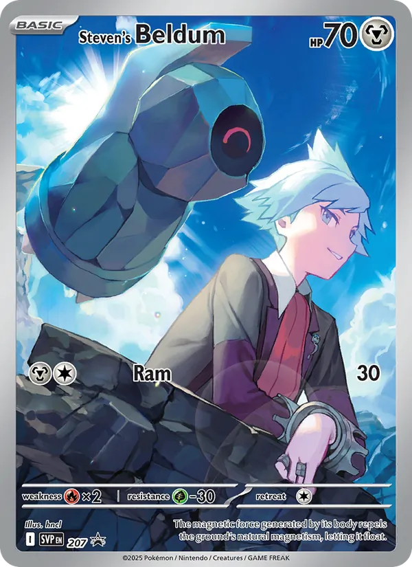Steven's Beldum — SVP Black Star Promos #207 (Pokémon TCG card)
