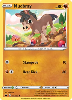 Mudbray (Sword & Shield #105)