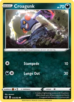 Croagunk (Sword & Shield #123)