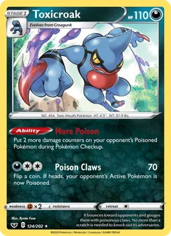 Toxicroak (Sword & Shield #124)