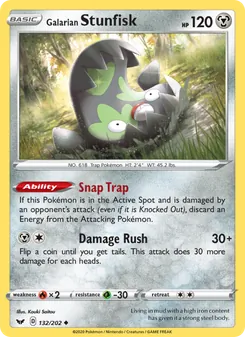 Galarian Stunfisk (Sword & Shield #132)