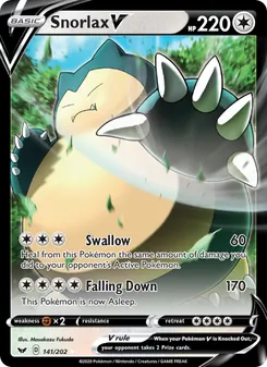 Snorlax V (Sword & Shield #141)