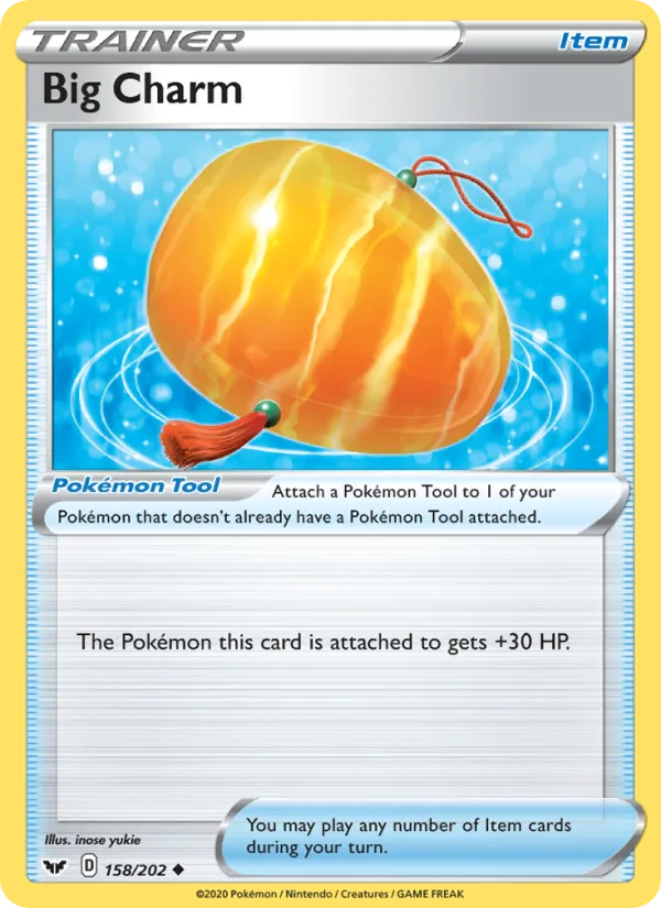 Big Charm — Sword & Shield #158 (Pokémon TCG card)