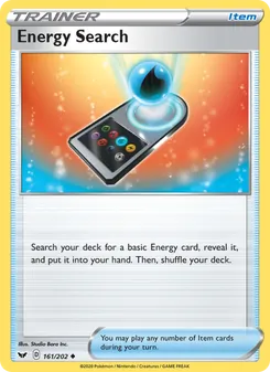 Energy Search (Sword & Shield #161)