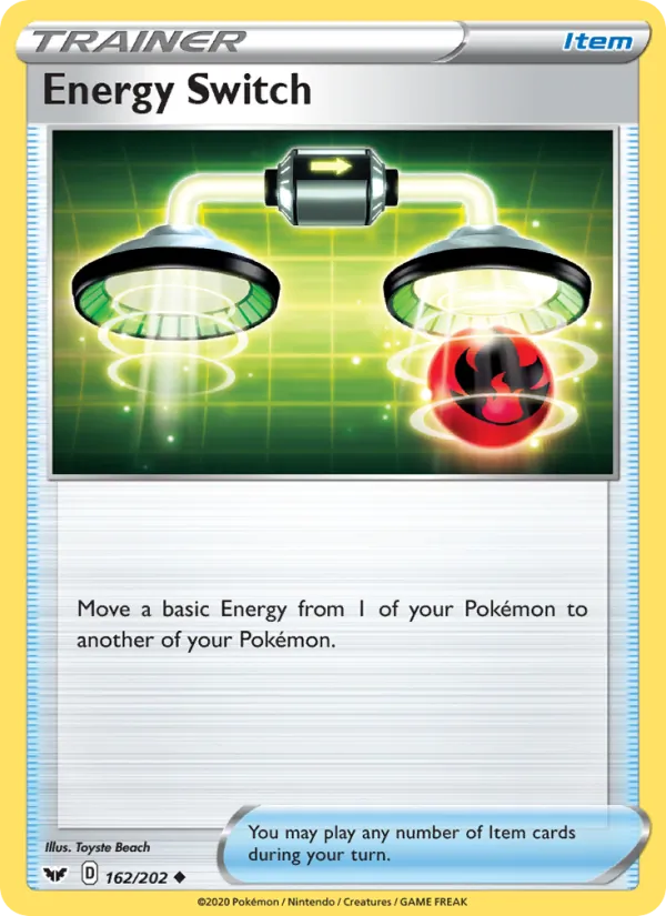 Energy Switch — Sword & Shield #162 (Pokémon TCG card)