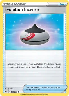 Evolution Incense (Sword & Shield #163)