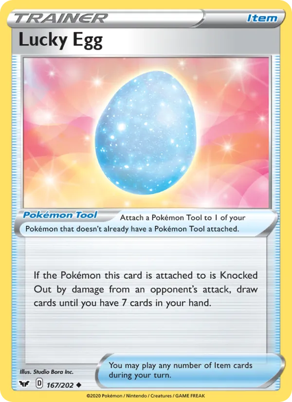 Lucky Egg — Sword & Shield #167 (Pokémon TCG card)