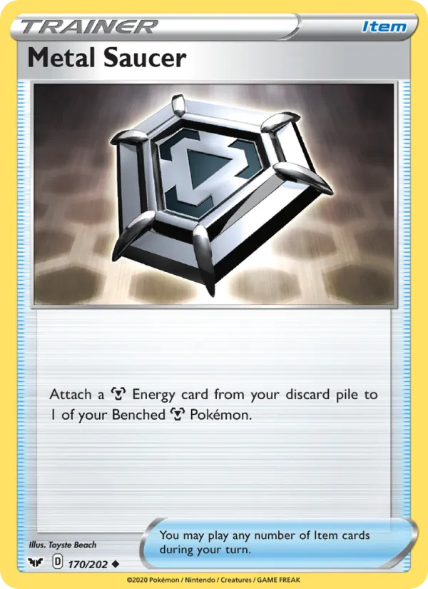 Metal Saucer — Sword & Shield #170 (Pokémon TCG card)