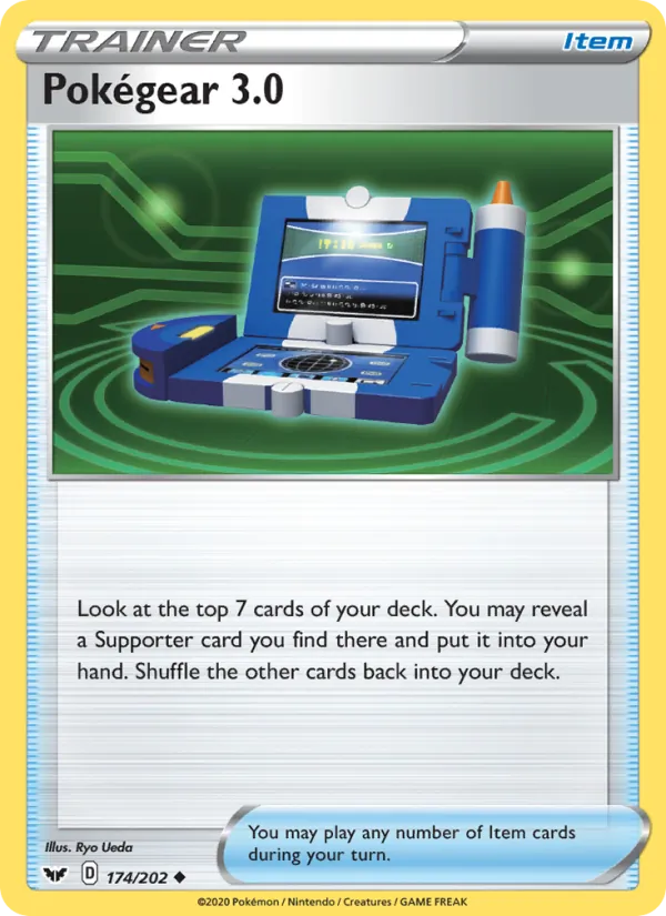 Pokégear 3.0 — Sword & Shield #174 (Pokémon TCG card)